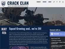 Tablet Screenshot of crackclan.com